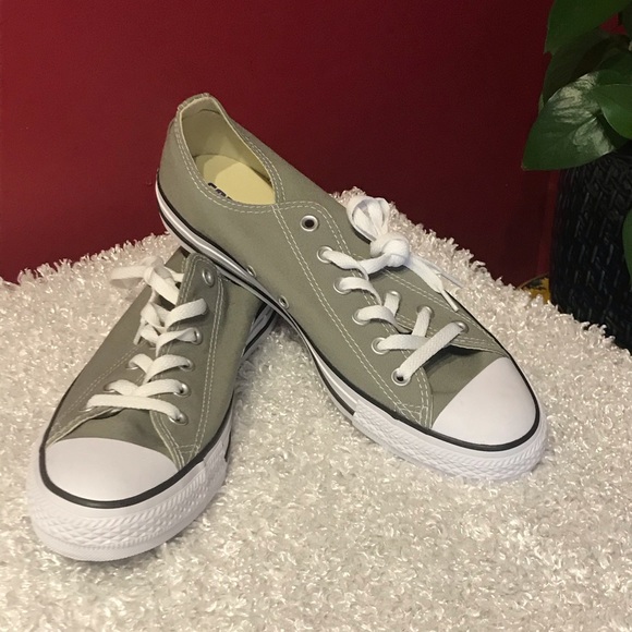 sage green converse